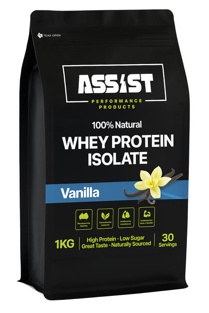Assist™ Ultra-Pure Whey Protein Isolate (1kg Bag)