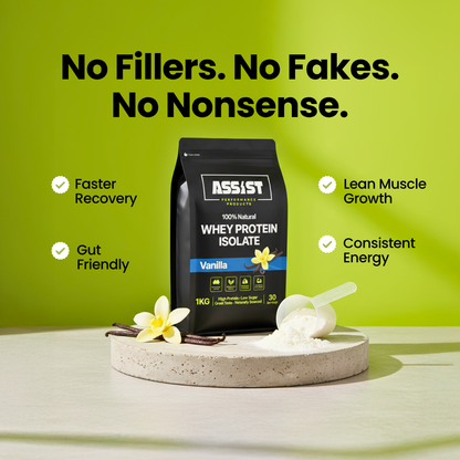 Assist™ Ultra-Pure Whey Protein Isolate (1kg Bag)